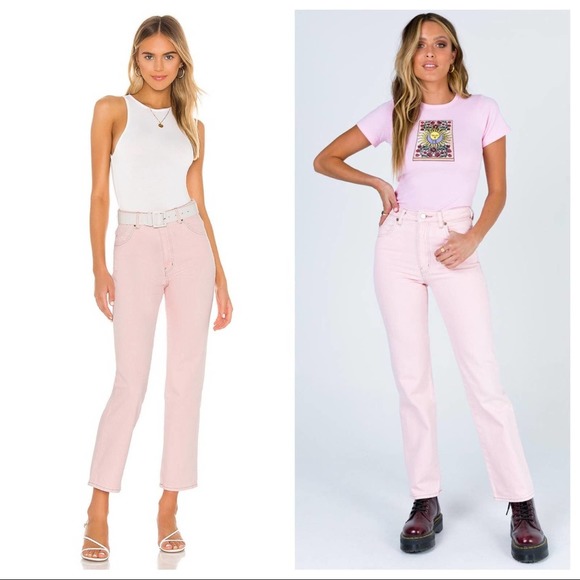 ROLLA'S Jeans Rollas Original Straight Jeans 8s Pink Poshmark